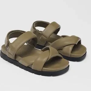 Zara | Shoes | Quilted Sandals Limited Edition Front Back